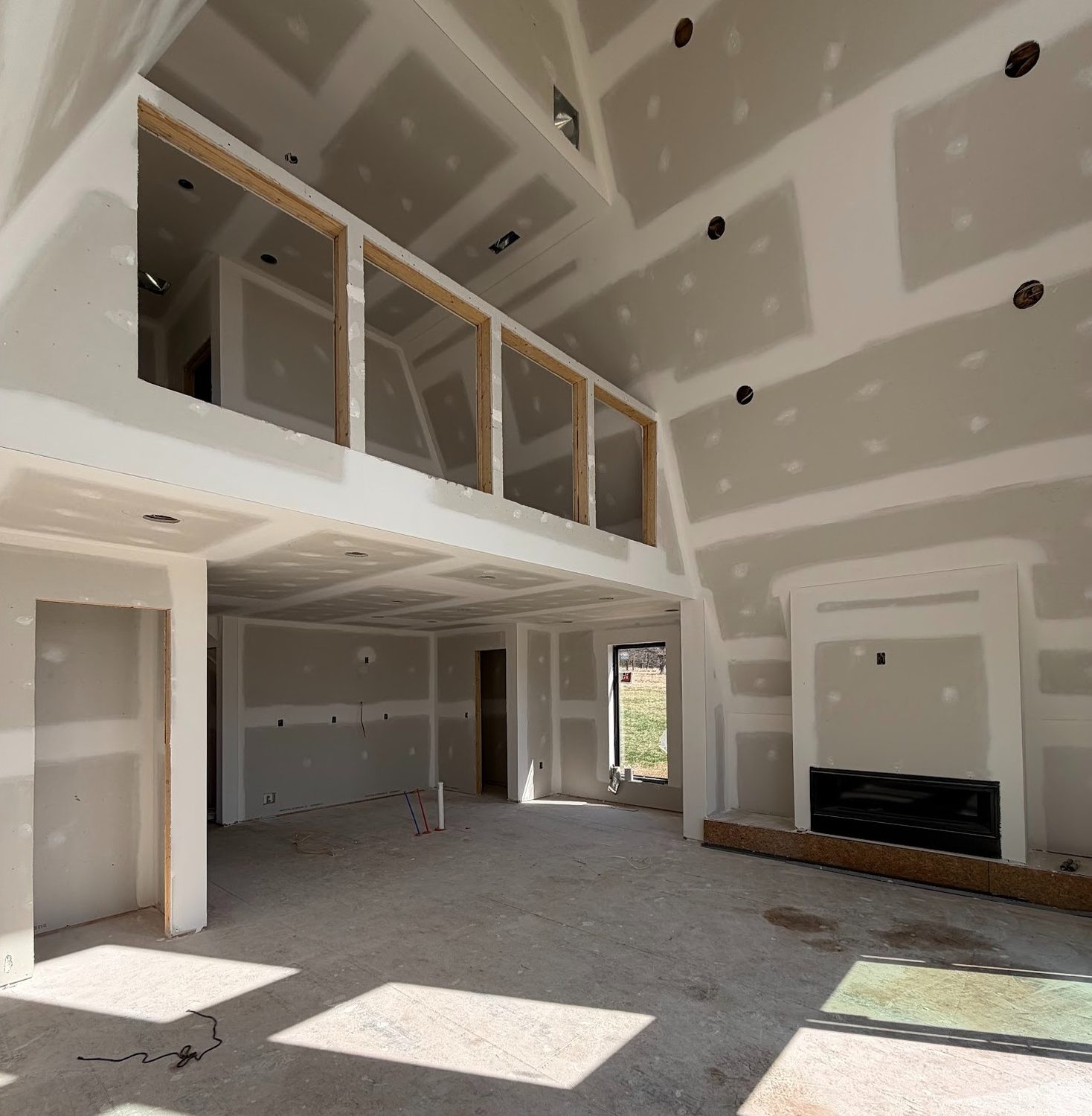 HOM Villas interior drywall