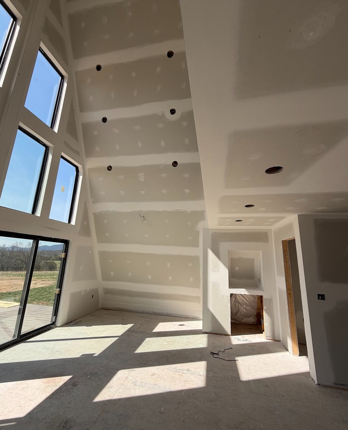 HOM Villas interior drywall