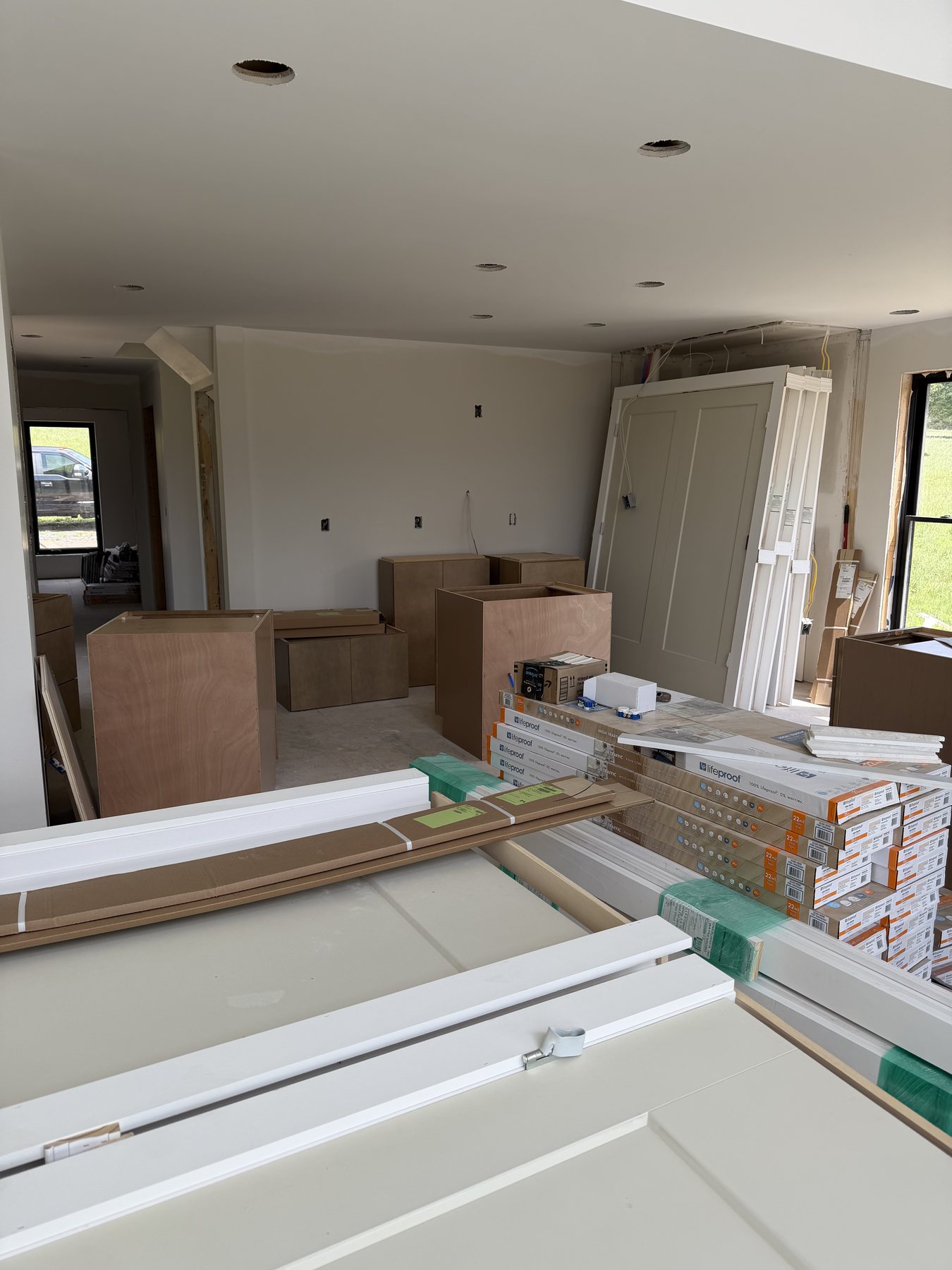 HOM Villas kitchen install